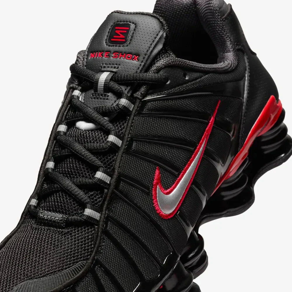 Shox TL - Preto Universitrio–Vermelho Vibrante