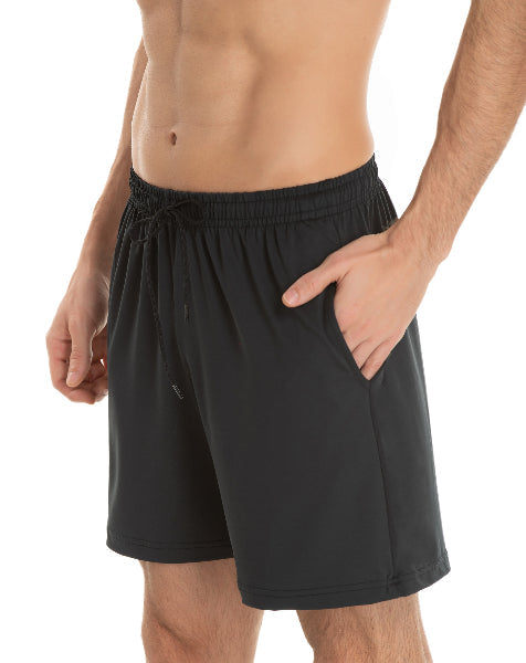 Kit 3 Bermudas Dry Fit Pretas–Confortável