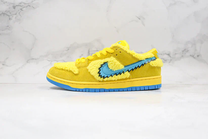 Nike SB Dunk Low Grateful Dead Bears Opti Yellow–Exclusivo