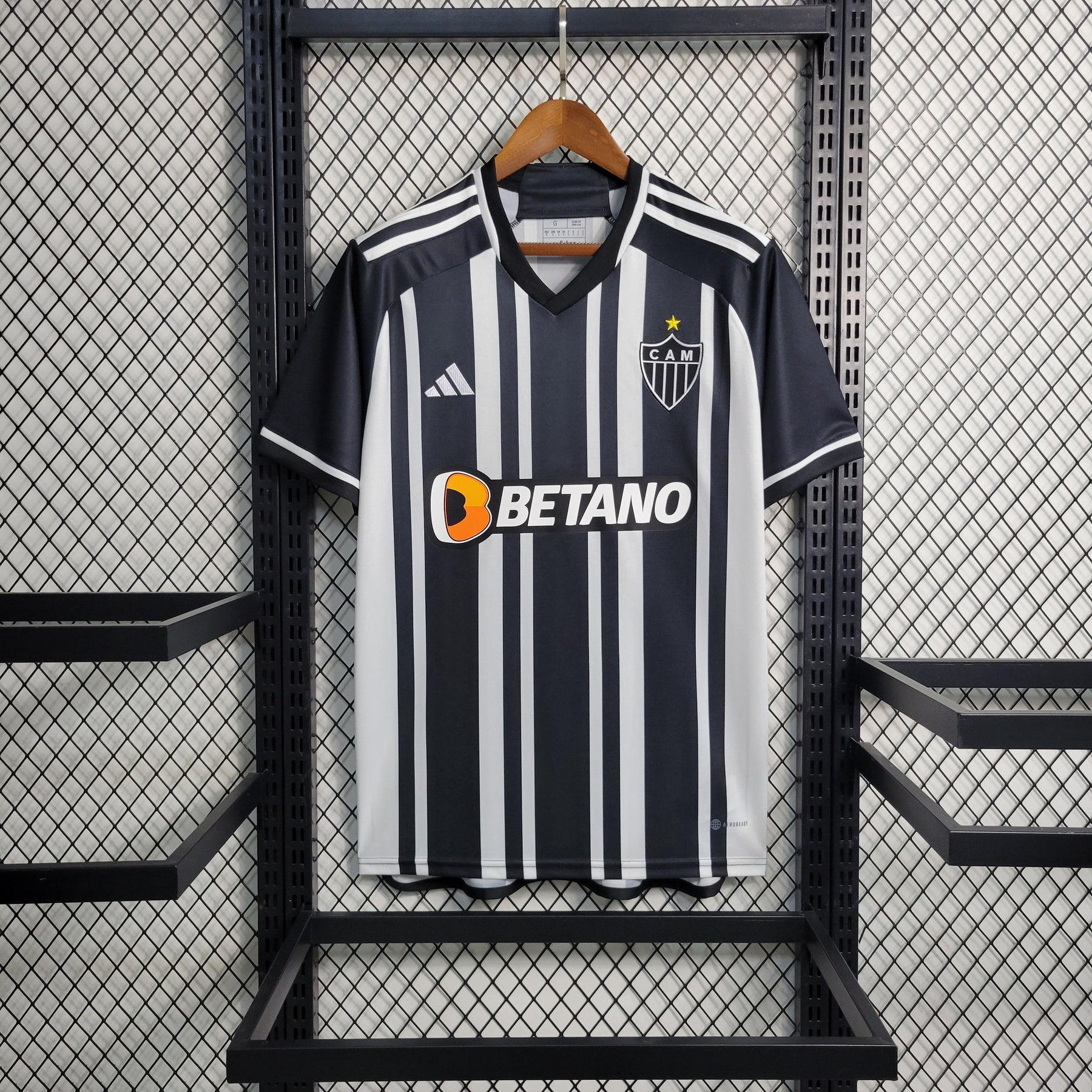 Camisa Atltico Mineiro - 2324 - Preta–Elegante