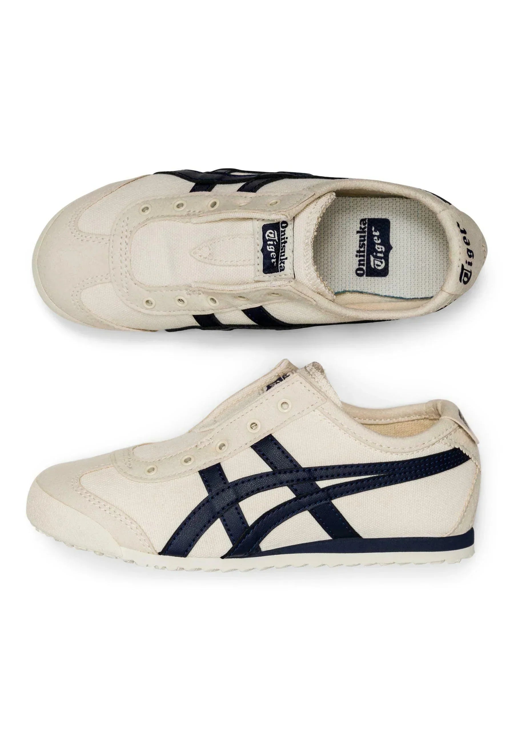 Onitsuka Tiger Mexico 66 Bege com–Azul Royal
