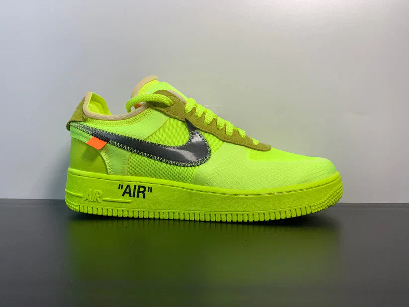 Nike Air force 1 Low Off White Volt–Clássico