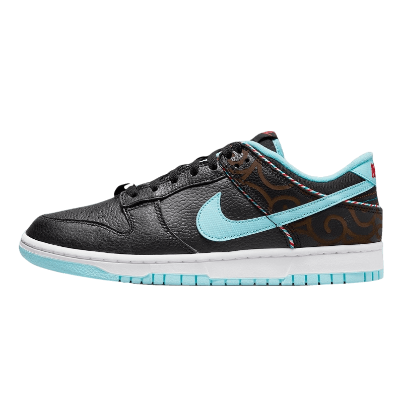 Dunk Low Barber Shop Black–Confortável