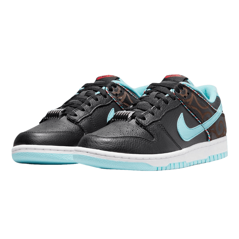 Dunk Low Barber Shop Black–Confortável