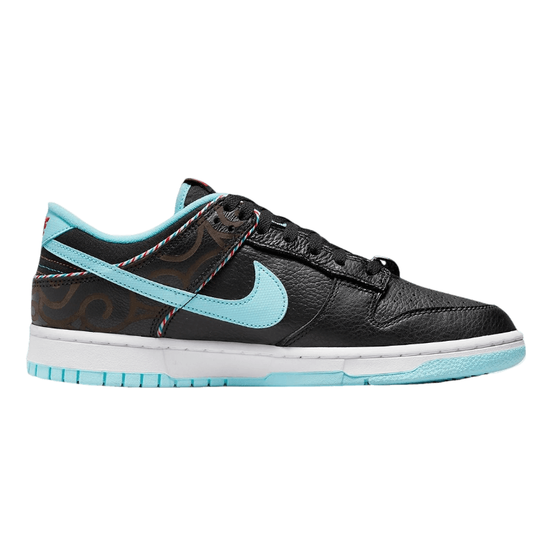 Dunk Low Barber Shop Black–Confortável