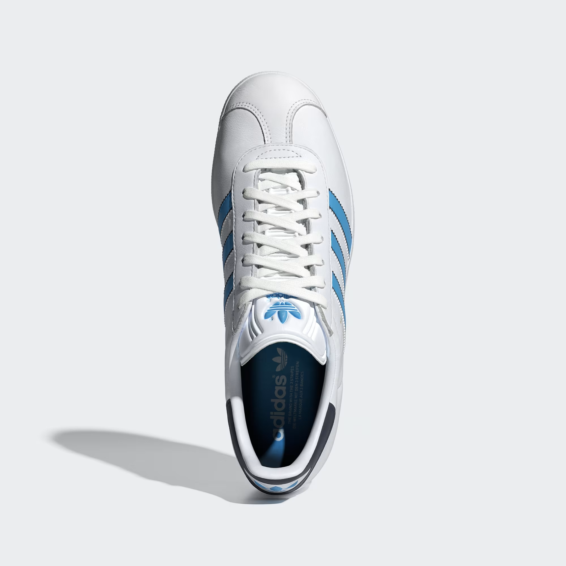 Gazelle Indoor Branco com–Azul Royal