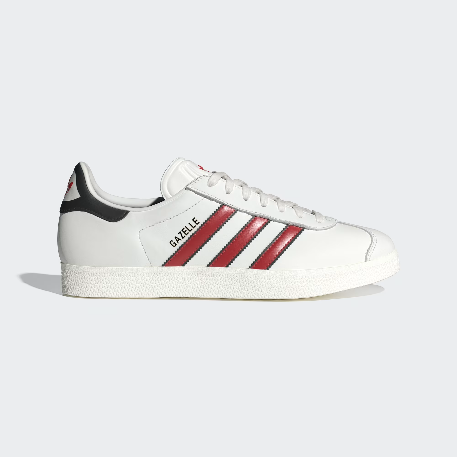 Gazelle Indoor Branco com–Vermelho Vibrante