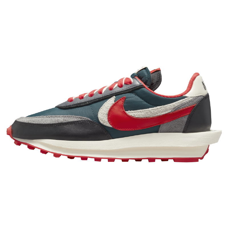 Sacai x Undercover LDWaffle Midnight Spruce–Confortável