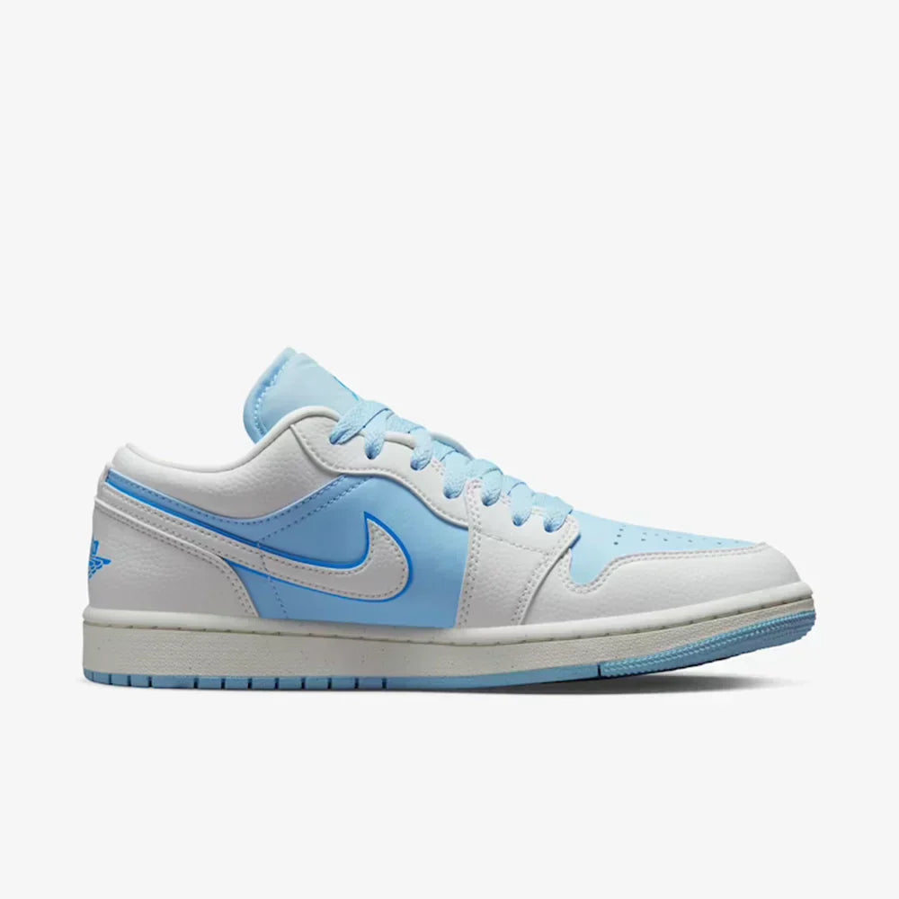 Air Jordan 1 Low Reverse Ice Blue–Confortável