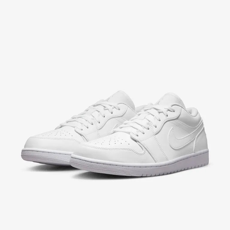 Air Jordan 1 Low Triple White–Confortável