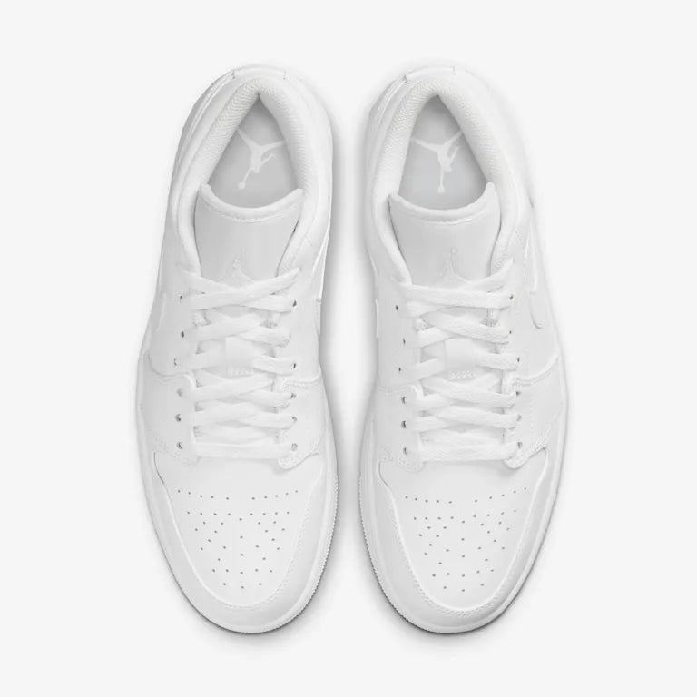 Air Jordan 1 Low Triple White–Confortável