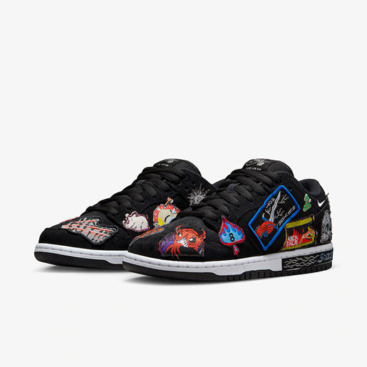 Neckface x SB Dunk Low Black–Elegante