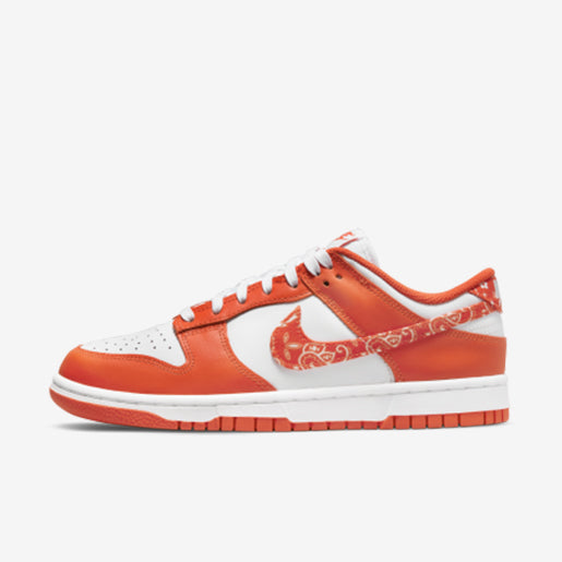 Dunk Low Orange Paisley–Confortável