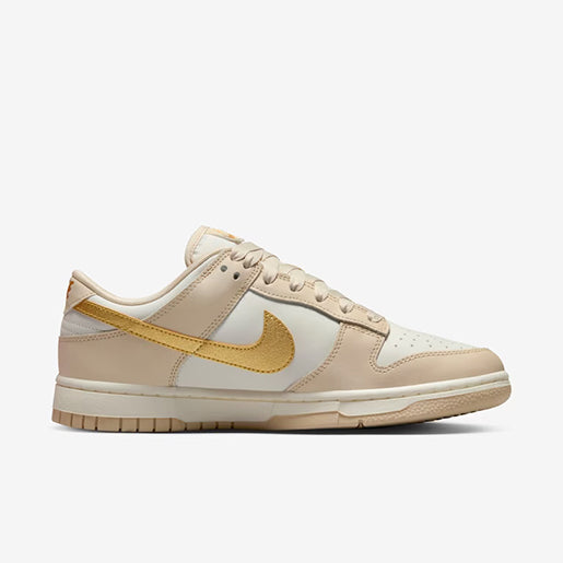 Dunk Low Phantom Metallic Gold–Confortável