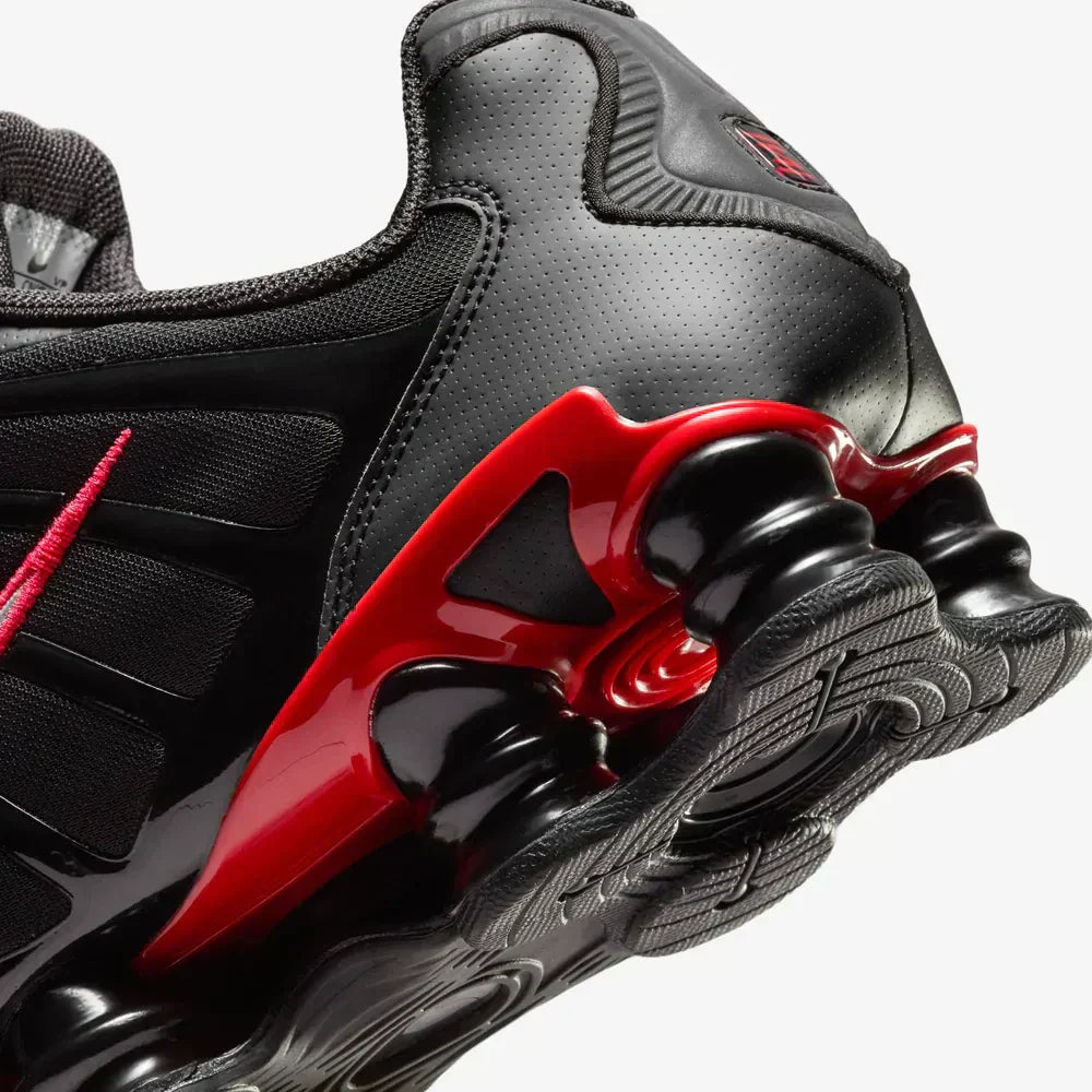 Shox TL - Preto Universitrio–Vermelho Vibrante