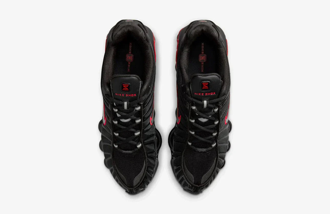 Shox TL - Preto Universitrio–Vermelho Vibrante