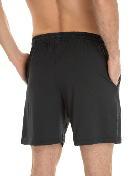 Kit 3 Bermudas Dry Fit Pretas–Confortável