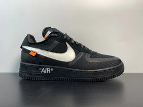 Nike Air force 1 Low Off White Black White–Confortável