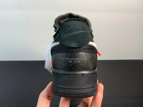 Nike Air force 1 Low Off White Black White–Confortável