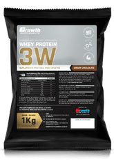 3W WHEY PROTEIN 1KG - GROWTH SUPPLEMENTS–Premium