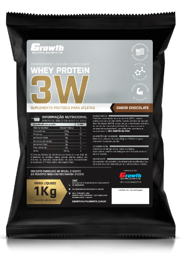 3W WHEY PROTEIN 1KG - GROWTH SUPPLEMENTS–Premium