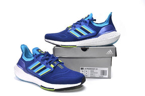 Ultraboost 22 Legacy Indigo Solar Yellow–Elegante