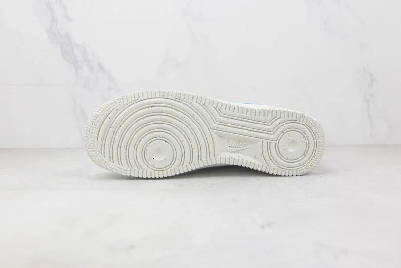 Nike Air Force 1 82 Double Swoosh White Mdium Blue–Premium