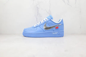 Nike Air Force 1 low off-white mca blue–Clássico
