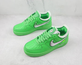 Nike Air force 1 Low Off White Light Green Spark–Premium