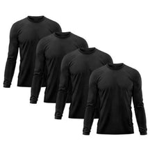 Kit 4 Camiseta Masculina Segunda Pele Proteo Solar UV Trmica Praia Manga Longa Blusa Camisa–Premium