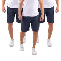 Kit 3 Bermudas Masculina Tactel Liso Academia Treino com Bolso Traseiro–Confortável