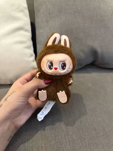 Pelcia Labubu Bear Labubu Pop Mart Pequeno Pelcia Amarela–Elegante