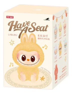 Pelcia Labubu Bear Labubu Pop Mart Pequeno Pelcia Amarela–Elegante