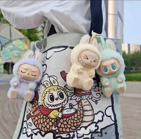 Chaveiro Labubu Pelucia Brinquedo Surpresa Colecionavel–Confortável