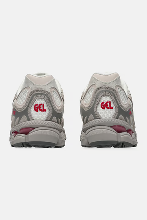 GEL-NYC - - Cinza com–Vermelho Vibrante