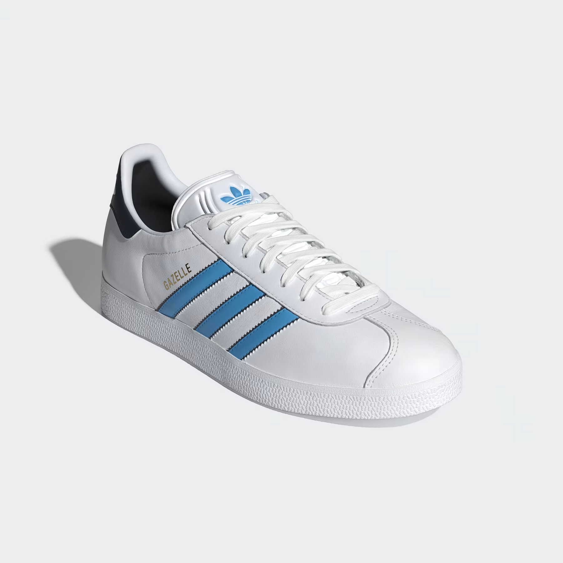 Gazelle Indoor Branco com–Azul Royal