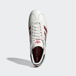Gazelle Indoor Branco com–Vermelho Vibrante