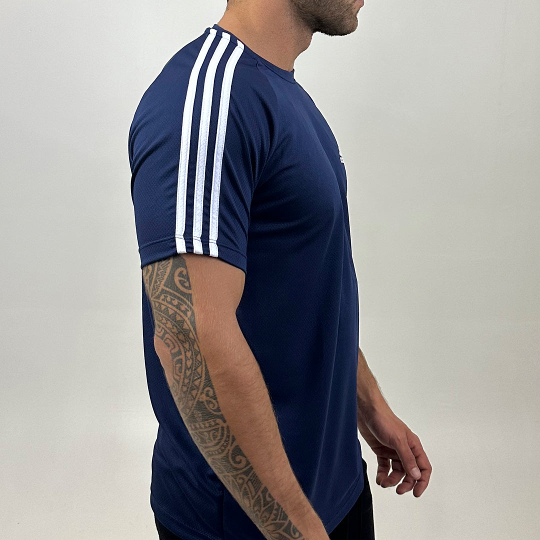 Camiseta Dry Fit III Listras Ombro–Elegante