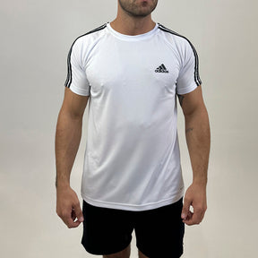 Camiseta Dry Fit III Listras Ombro–Elegante