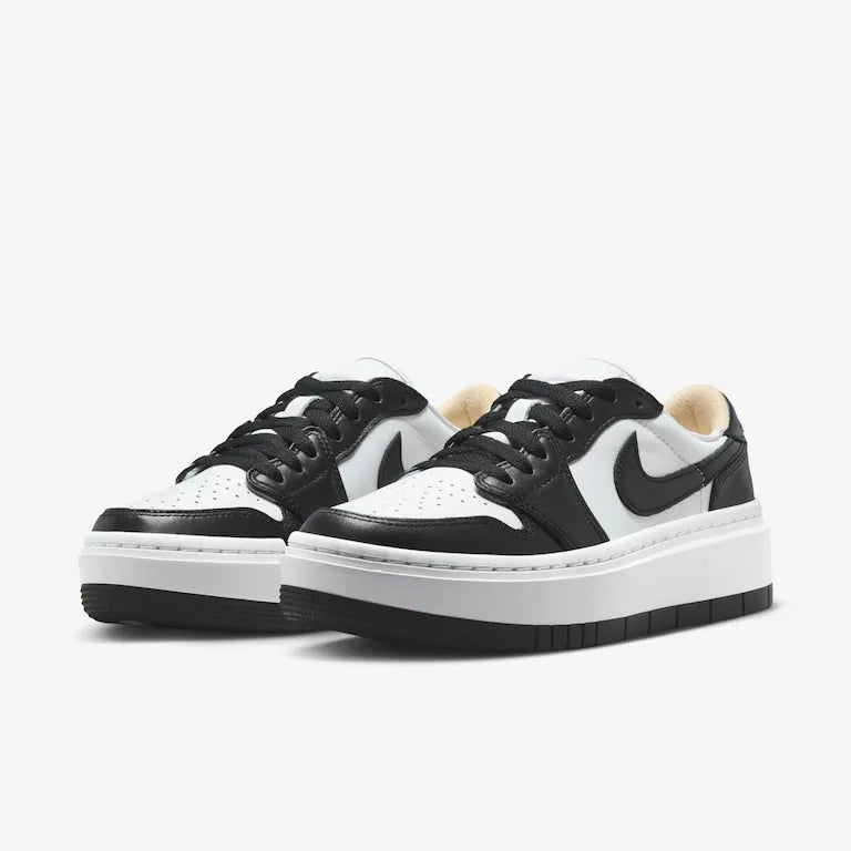 Air Jordan 1 Elevate Low Black White–Confortável