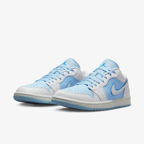 Air Jordan 1 Low Reverse Ice Blue–Confortável