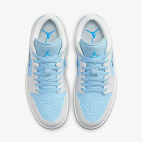 Air Jordan 1 Low Reverse Ice Blue–Confortável