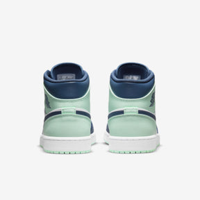 Air Jordan 1 Mid Blue Mint–Clássico