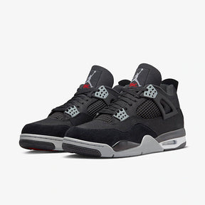 Air Jordan 4 Black Canvas–Premium