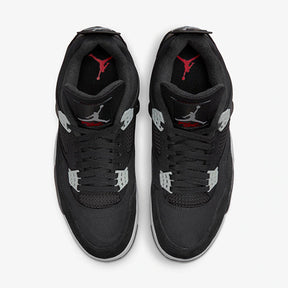 Air Jordan 4 Black Canvas–Premium