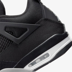 Air Jordan 4 Black Canvas–Premium