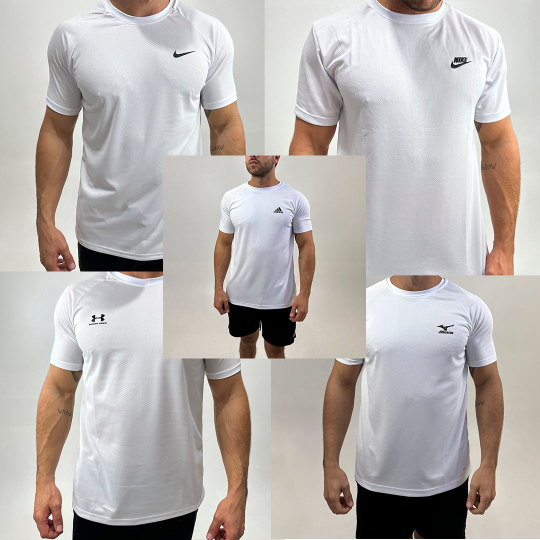KIT ALL WHITE 5 PEAS DRY FIT Basic–Clássico