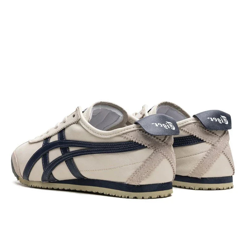Onitsuka Tiger Mexico 66 Bege com–Azul Royal