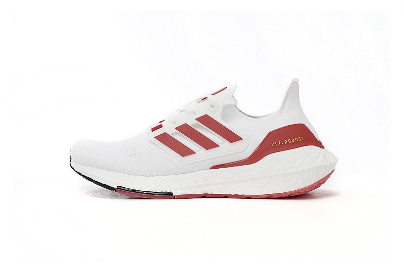 Ultraboost 22 - White Vivid Red–Clássico