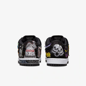 Neckface x SB Dunk Low Black–Elegante